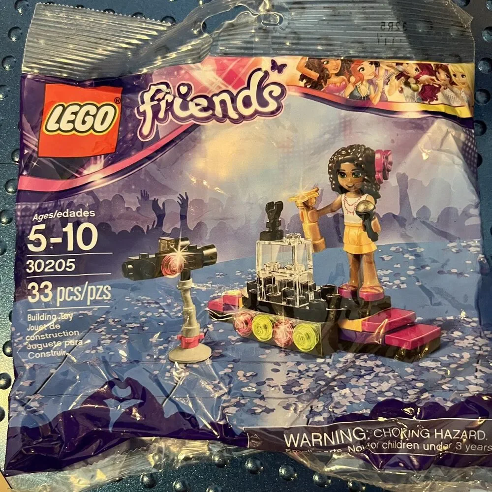 10 Bags Lego 30205 Friends Andrea Pop Star Polybag sealed Party Birthday Gift